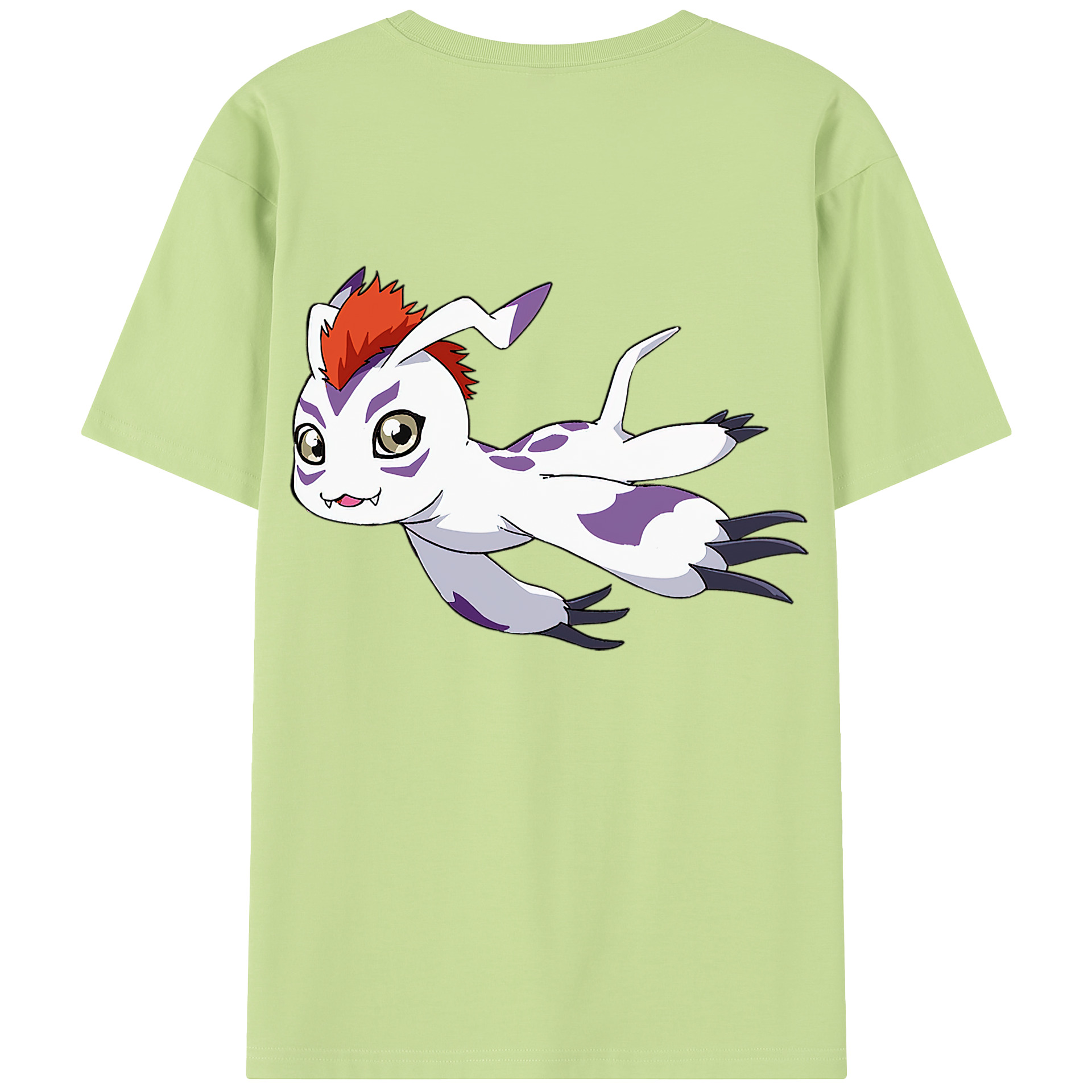 （画像用） Digimon デジタルモンスター/デジモン 綿100％半袖Tシャツ（背面プリント）